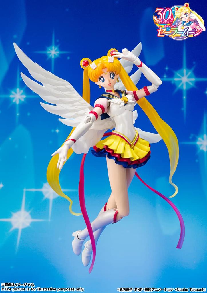 TAMASHII NATIONS Sailor Moon Eternal Sailor Moon примерно 135 мм окрашенная подвижная фигурка SHFiguarts ABS&PVC