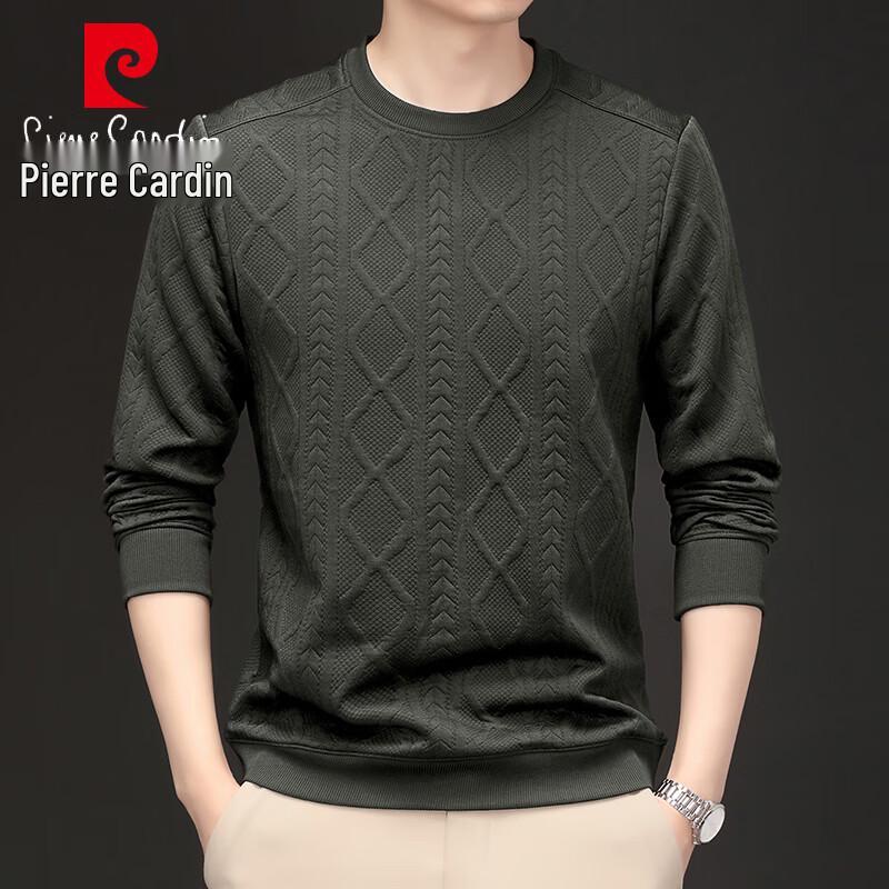 Pierre Cardin Мужской повседневный свитшот с круглым вырезом