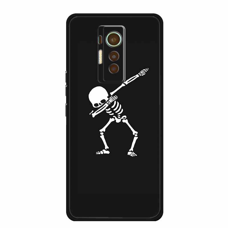 For Tecno Phantom X 2021 Case Luxury TPU Silicone Soft Cover Phone Cases for PhantomX 2021 AC8 Protection Cartoon Bumper Etui