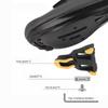 KINAN Bicycle Locking Pedals About 189 Grams 94x69MM Carbon Fiber Body Titanium Alloy Axis With Tools Road Bicycle Winter  Cycle