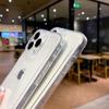 Прозрачный Космический Чехол Подходит для IPhone16pro Защитный Чехол Apple 17Air Чехол для Мобильного Телефона 15 Мягкий Чехол 14 Простой