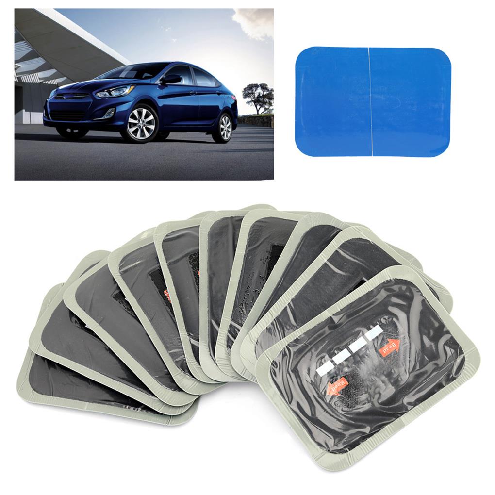 10 шт. 80x120 мм автомобильные шины из натурального каучука, заплатки для ремонта проколов, бескамерные заплатки для ремонта проколов велоспорта, мотоцикла, велосипеда