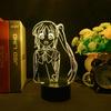 Аниме Хитори Гото фигурки 3d ночник акриловый цветной свет настольные предметы интерьера подарок Yamada Ryo