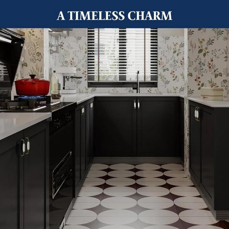 1 шт. Ручки для дверей шкафа, мебельная фурнитура, дизайн с трещинами, антикварная ручка для ящика шкафа, французский стиль, керамика