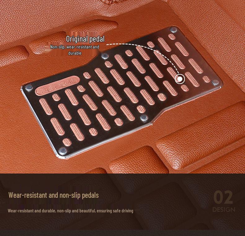 Durable Anti-Slip Leather Floor Mats for Baojun 730/RS-5/RC-3/RC-5/RC-6/Lechi/Yunhai