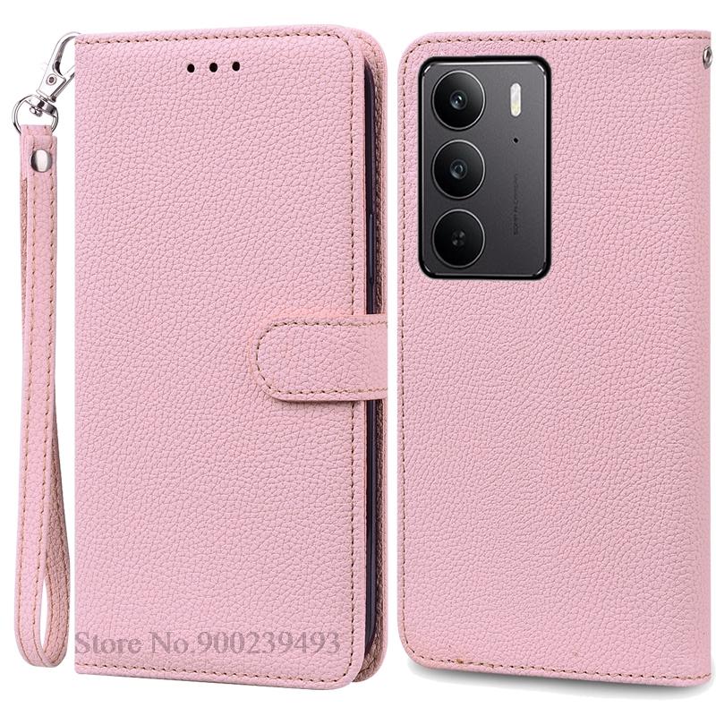 Для Realme C75 чехол-книжка из кожи, чехол-кошелек для Realme C75, чехол-книжка, чехол-книжка, чехол-книжка