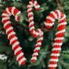 2pcs Twisted Christmas Foam Candy Cane Mini Christmas Tree Decoration  Party Favors