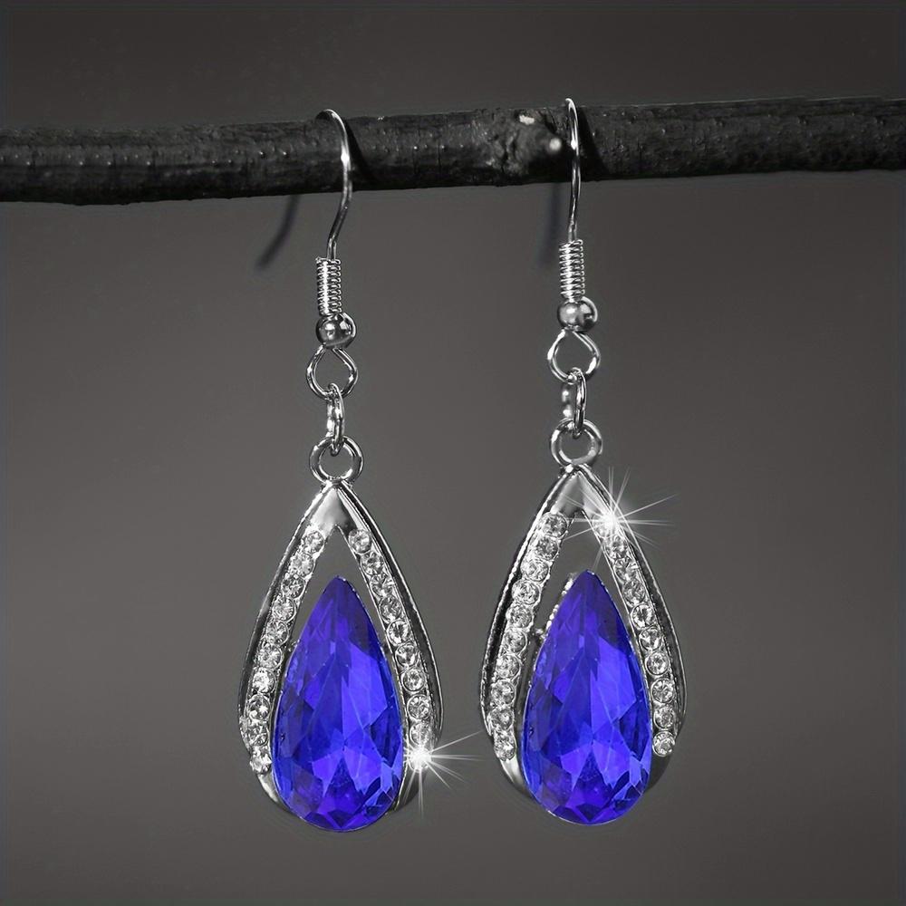 [Готические серьги-капли] Готические серьги-капли - 1 пара, дизайн с крючком, красно-черные, ретро-шарм, идеальный праздничный подарок для сестры или лучшей подруги