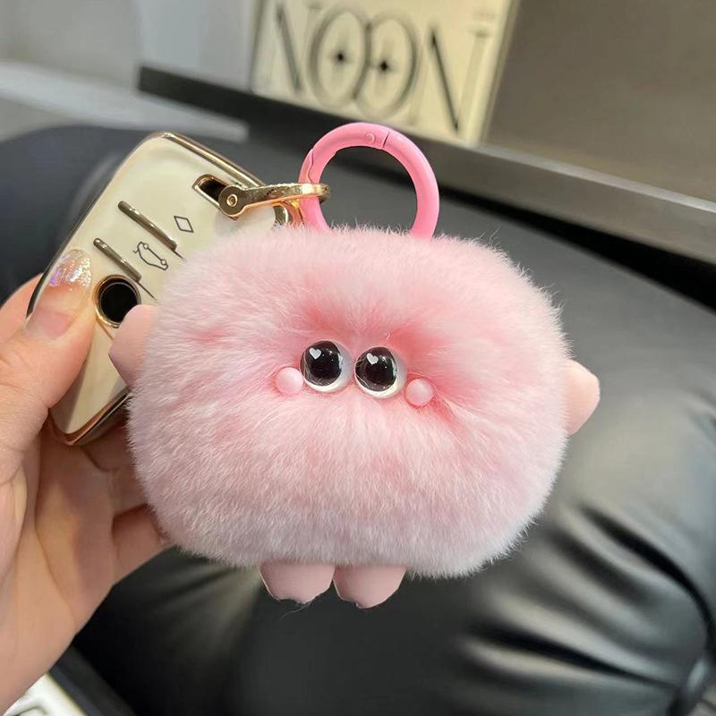 Cute Kawaii Trendy Plush Doll Pendant For Women Girls Car Keychain Creative Backpack Decoration Accessories Gifts