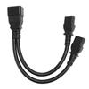 IEC320 C20 To Dual C13 Splitter Power Cord IEC320 C20 Male To IEC320 C13 Female Y Splitter