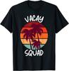 Vacay Squad Summer Vacation Family Friends Trip Palm Trees Unisex T-Shirt