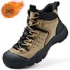 Модные зимние мужские уличные удобные с мягкой подошвой противоскользящие водонепроницаемые альпинистские модные туфли на шнуровке для мужчин для спорта и отдыха