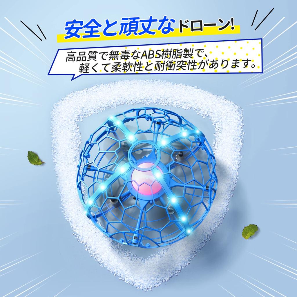 Летающий шар Холитон летающий шар НЛО игрушка Мини-дрон со светодиодной подсветкой Сферический летающий гироскоп Автоматическое уклонение от препятствий Функция управления жестами В помещении