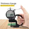 Digital Thickness Gauge 0-12.7mm: Precision Tester for Paper, Film, Fabric, Tape