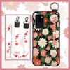 Водонепроницаемый Прочный Чехол для Телефона для Oukitel C21 Наручный Ремешок Наручный Ремешок Ударопрочный Силиконовый Подставка Защитное Кольцо Цветок