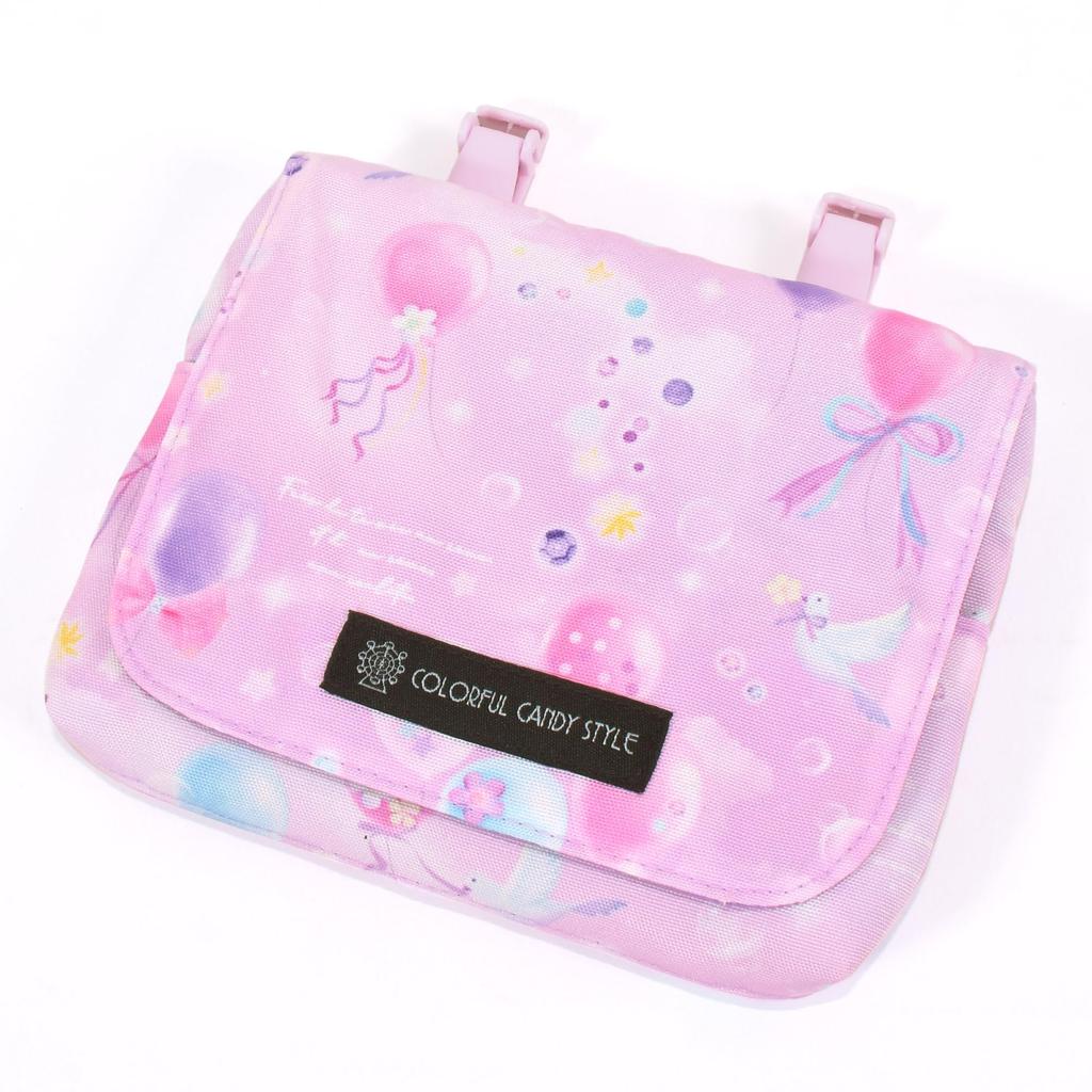 COLORFUL CANDY STYLE Подвижный карманный водный пастельный воздушный шар набор из 2 девочек милый детский прикрепленный карман детский подвижный карманный мешочек