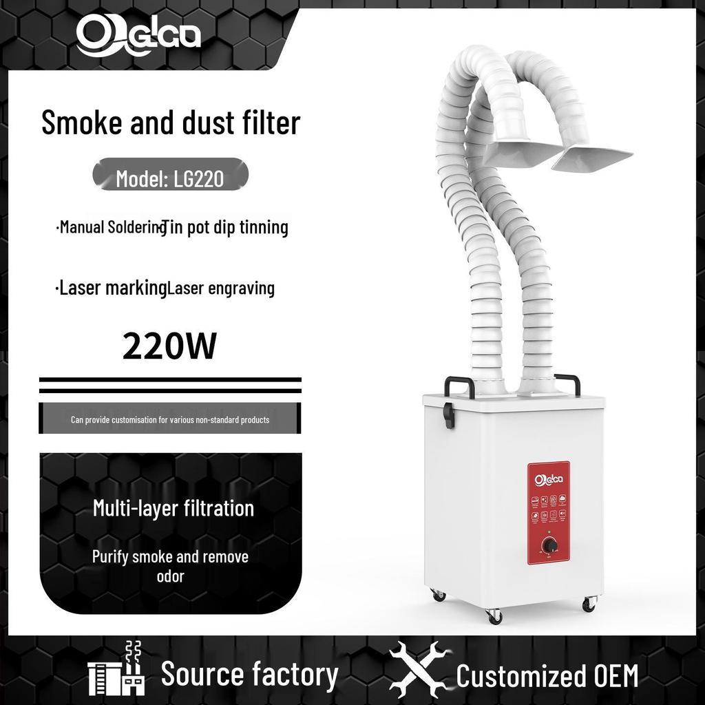 Laser Soldering Fume Purifier & Desktop Smoke Extractor Device