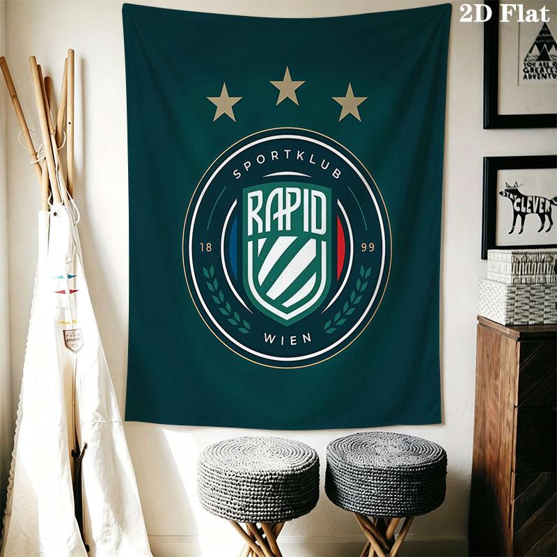 Rapid Vienna team Wall Hanging Printed Fabric Blanket Decorative Tapestries for Bedroom Living Room Home Decor