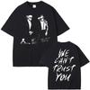 Рэпер Future & Metro Boomin 2024 Новый хип-хоп альбом We Don't Trust You Графическая футболка для мужчин и женщин Повседневные футболки с круглым воротником большого размера