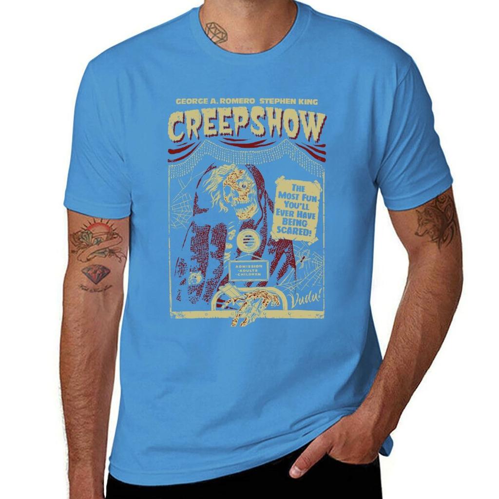 Creepshow Tshirt quickdrying graphics summer clothes oversized mens funny t shirts