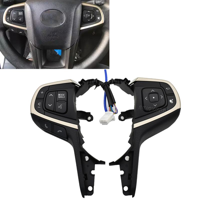 For Toyota Innova 2015 2016 2017 2018 2019 2020 2021 Multifunction Steering Wheel Multimedia Audio Volume Control Switch Button