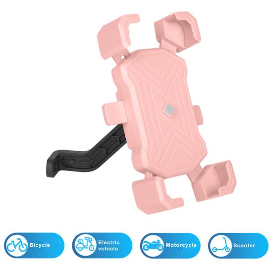 Держатель для телефона на велосипеде Противоударный фиксатор с нескользящим зажимом с четырьмя когтями Крепление для мобильного телефона на электрическом велосипеде Навигационный кронштейн