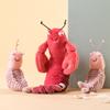 New Skinskin Shrimp Larry Crayfish Doll Sheldon Shrimp Doll Imitation Crab Plush Toy Holiday Gift for Children Sleep Toys