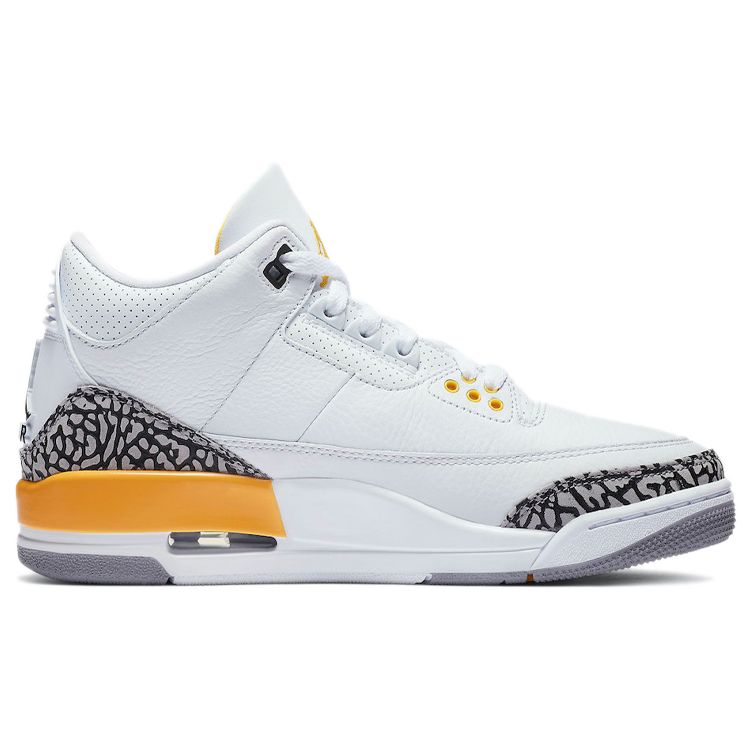 Air Jordan 3 Retro Laser Orange Женские кроссовки Белый цементно-серый Черный CK9246-108