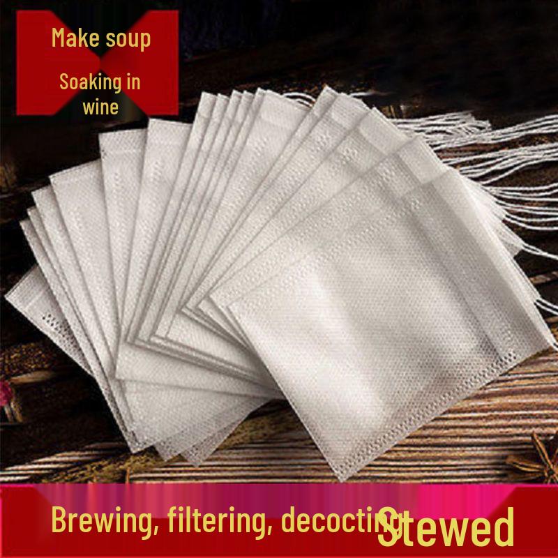 Одноразовые нетканые пакеты для чая и специй для супа, тушения и отвара китайской медицины