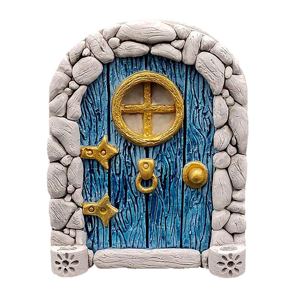 Sculpture Figurines Wooden Decoration Ornaments Courtyard Tree Decoration Fairy Tale Fairy Gate