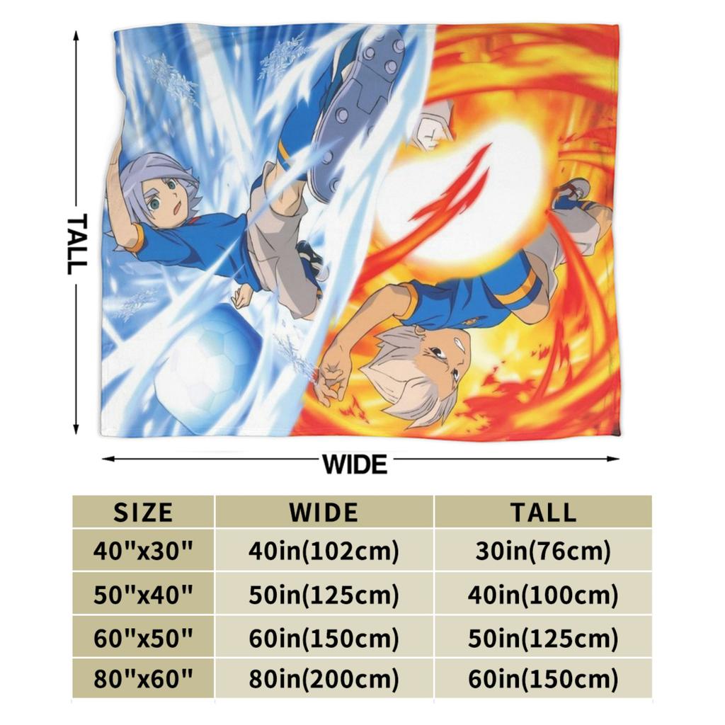 Stylish Inazuma Eleven: Victory Road Blanket Super Soft Flannel  Comfortable Throw Blankets Machine Washable