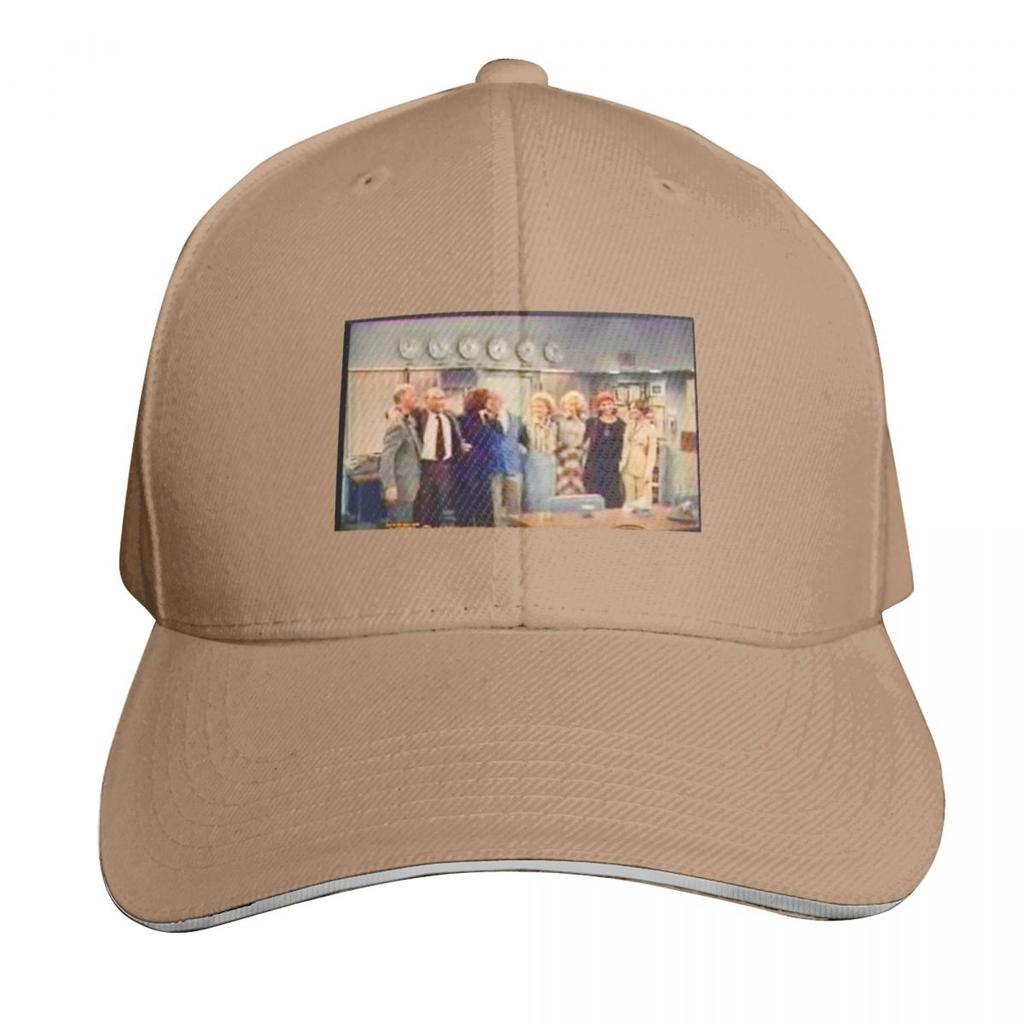The last curtain call for the Mary Tyler Moore Show Baseball Cap Contrast Two Tone Brim Snapback Flat Bill Strapback Dad Hat