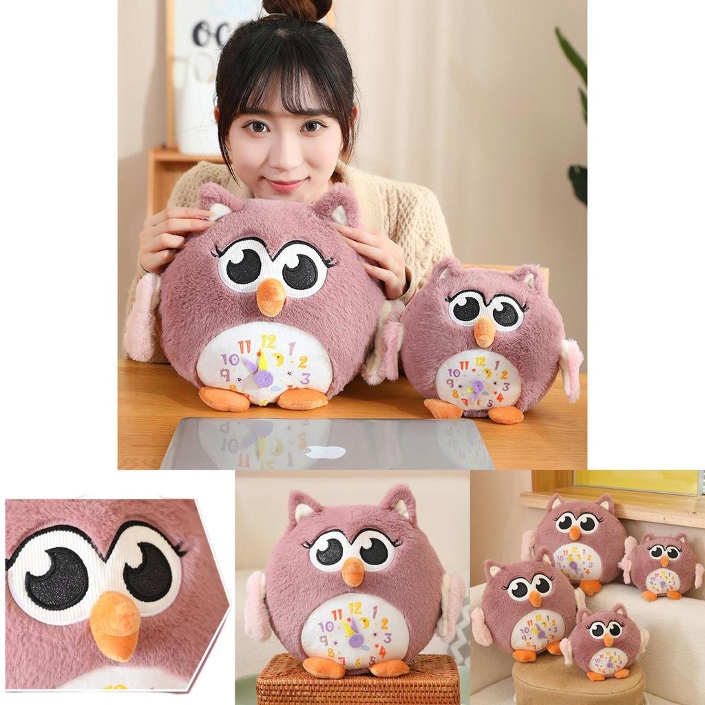 Милая плюшевая игрушка-сова, короткий плюш, мягкая игрушка