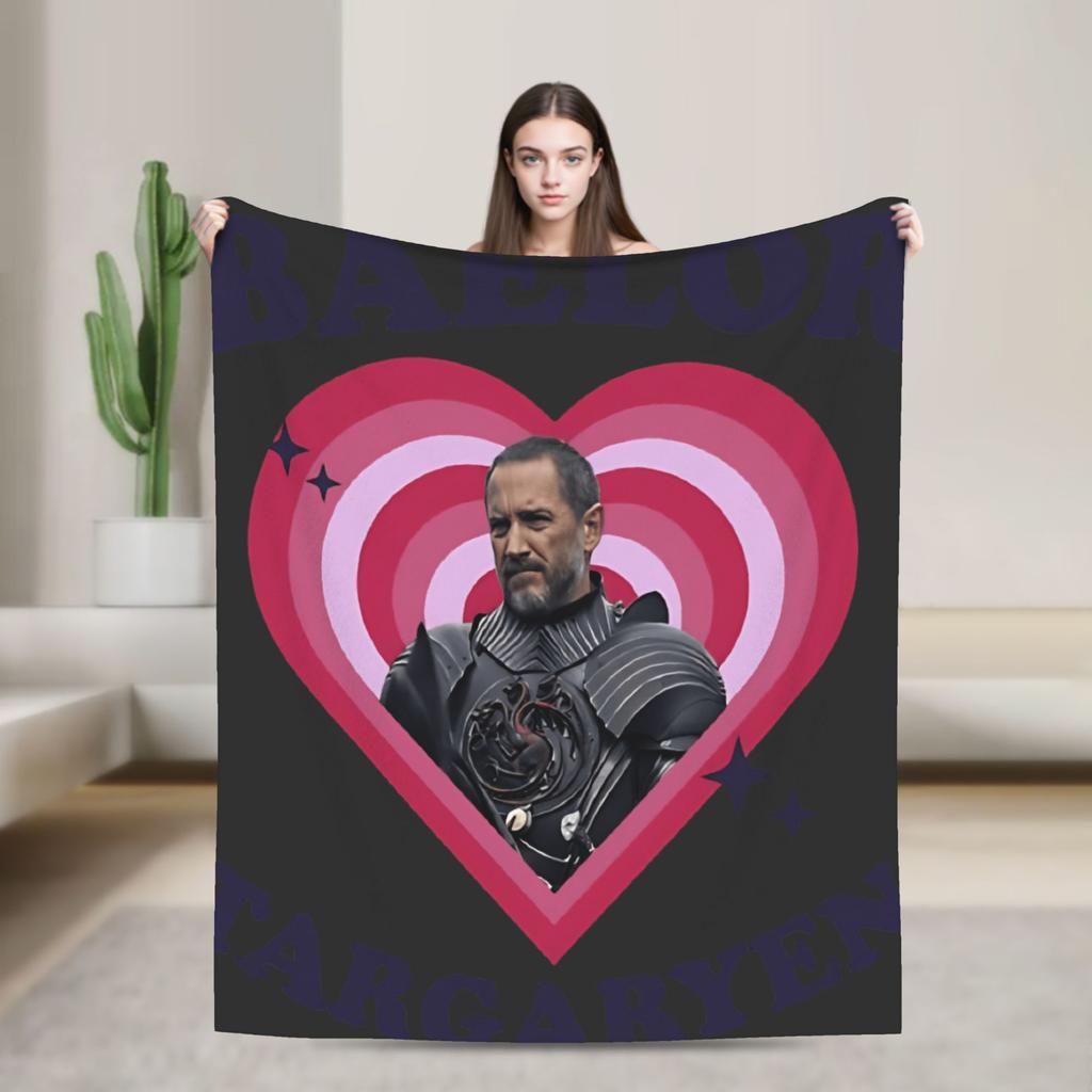 Baelor Targaryen Blanket Warm Soft Print Plush Bedding Throws For Children Couch Bed Flannel Bedspread Bed Cover