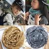 Girl's Kids Star Pentagram Warm Shawl Autumn Winter Gift Wraps Stole Soft Scarf