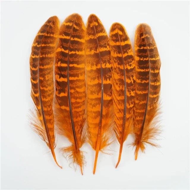 10-15cm Female Pheasant Feathers Jewelry Creation Colored Handicraft Accessories Natural Plumas DIY Holiday Decorations