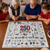 Hand-eye Coordination Puzzle 1000Pcs Patriotic 250th Anniversary Jigsaw Puzzle, American 1776-2026 Adults Challenge Game, Gift for 4th of July,