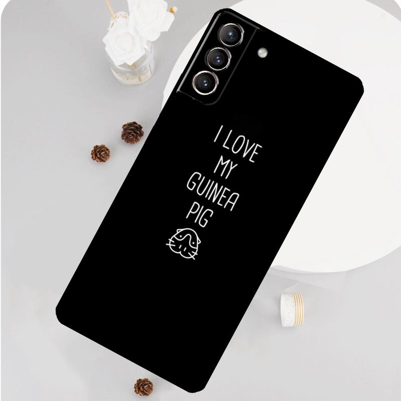 Милые Животные Морская Свинка Чехол для Телефона Для Samsung Galaxy S23 Ultra S21 S20 FE S9 S10 Plus Note 10 20 S22 Ultra Funda