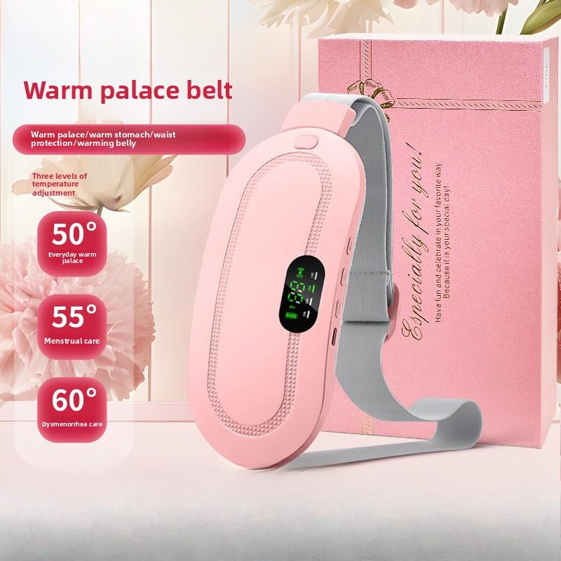 Vibration Massage Heating Palace Heating Treasure Family Aunt Artifacts Abdomen Kneading Instrument Heat Compression Palace Heating Belt