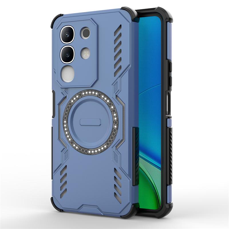 Чехол для Vivo Y29 Для Vivo Y29 4G Funda Ударопрочный Противоударный Магнитная адсорбция Беспроводная зарядка Задняя крышка Для чехла Vivo Y29