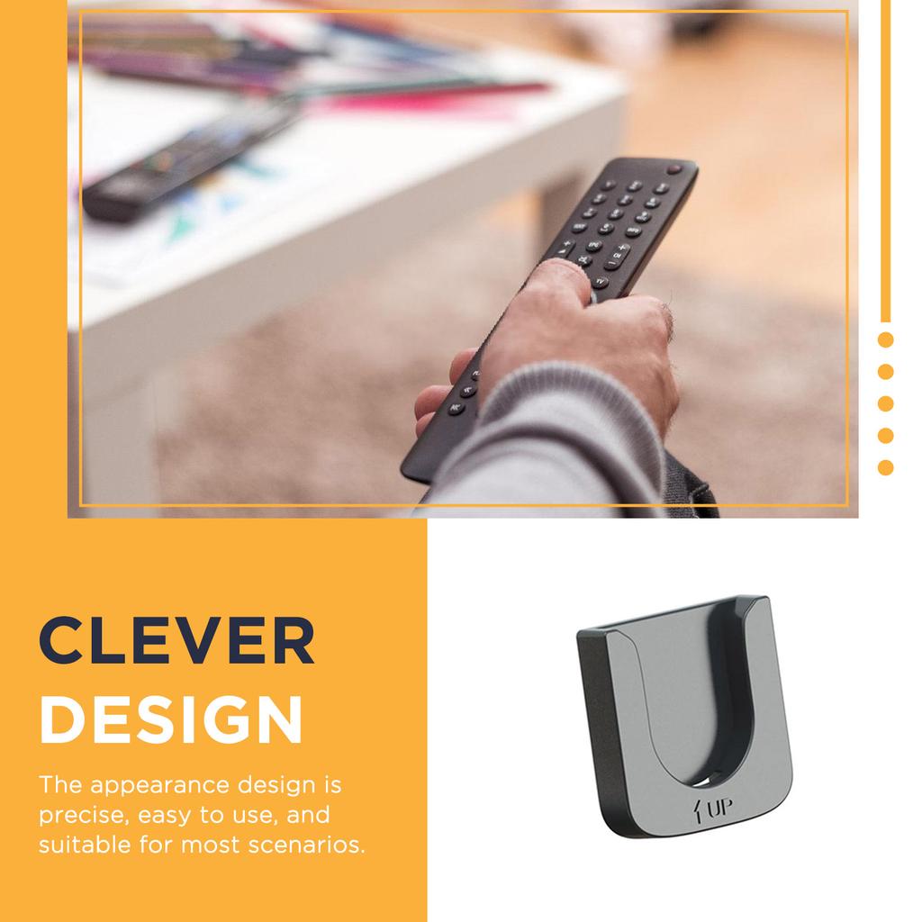 Magnetic Remote Control Holder Wall Mount No Drill Vertical Space Storage Magnetic Remote Control Universal Remote Control Caddy With Magnetic Grip