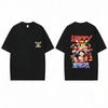 New Arrival One Piece Luffy Print Loosefit Shortsleeve Cotton Tshirt Summer Trendy Pure Cotton Casual Stylish