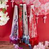 Tassel Petal Umbrella Silk Cloth Women Ancient Dance Antique Oil Paper Umbrella