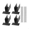 Roof Mount Pergola Bracket Upper Support Architecture Fixture Hardware Metal Heavy
