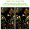 10PCS Cute Cat Paw Reflective Keychain Night Safety Kids Pet Double-sided Reflective Backpack Accessories Pendant