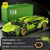 ТойлинX 1:14 Технических Строительных Блоков Гоночный Спорт Скорость Модель Транспортного Средства Город Механический Супер Кирпичики Пазл Игрушки Подарок для Взрослого