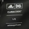 Неиспользованная рубашка adidas golf с коротким рукавом на молнии до половины L/G серия Black женская б/у