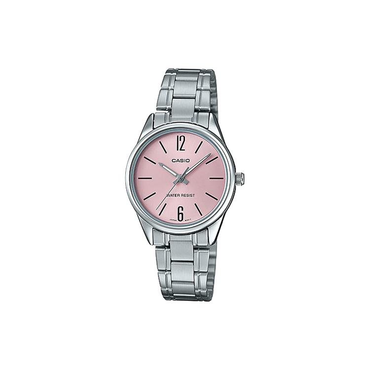 Casio Женские часы стандартной серии Розовые LTP-V005D-4B LTP-V005D-4B