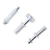 2 Pack Stainless Steel Door Hardware Repair Kit Door Replacement Parts  Sliding Closet