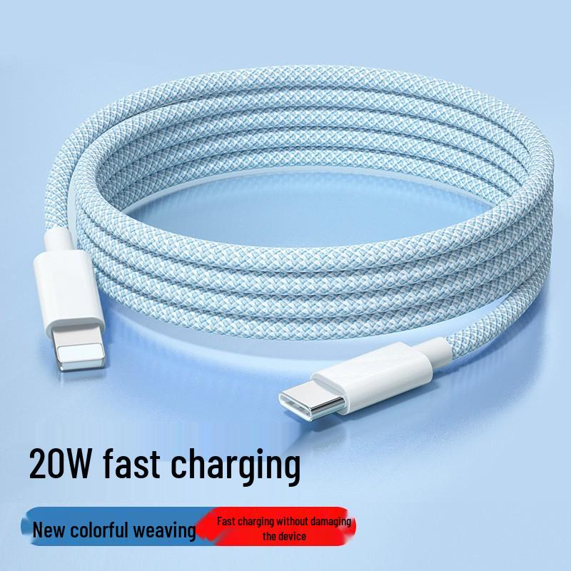6A Плетеный кабель для передачи данных: Быстрая зарядка PD20W для Huawei, Xiaomi, Apple 14 Pro Max
